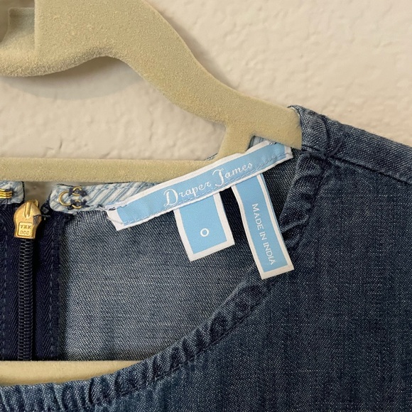 Like NEW Draper James Denim Ruffle Dress 💙 - Picture 4 of 4